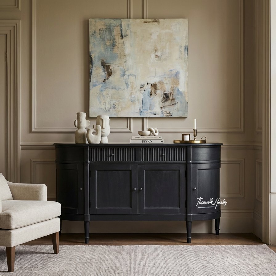 Louis Curved Buffet by Thomas and Hurley Louis Curved Buffet