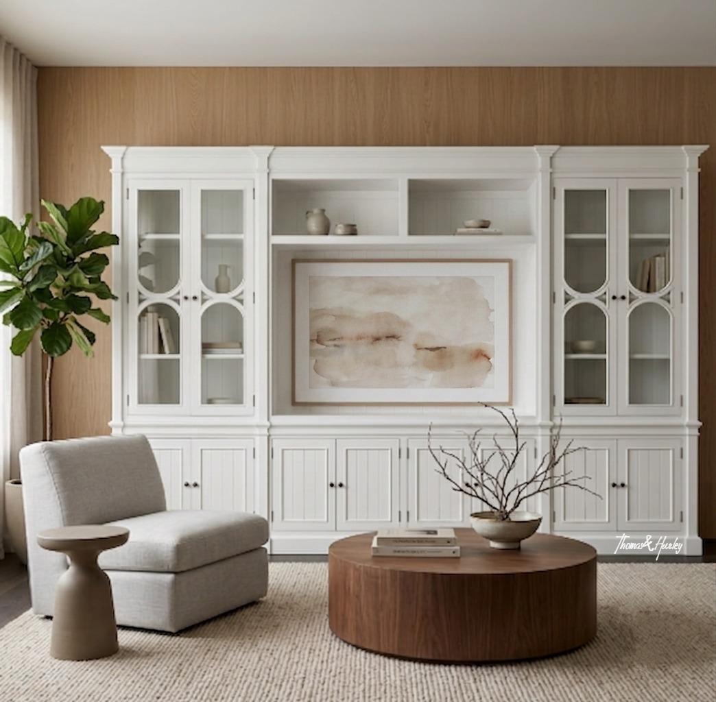 Stonefield Display TV Media Entertainment Wall Unit - 387cm